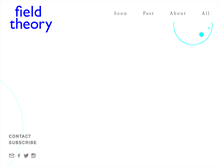 Tablet Screenshot of fieldtheory.com.au